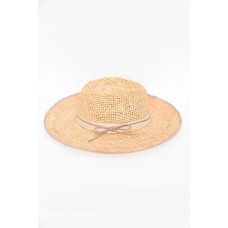 Asta Natural Wide Brim Raffia Fedora