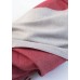 dark red women warm scarves warm rectangle big shawl