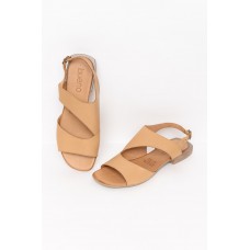 Alyssa Tan Leather Sandal