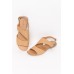 Alyssa Tan Leather Sandal