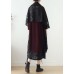 2019 new original design cotton drawstring shawl heavy work lace cloak coat