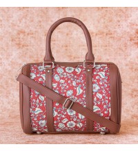 Chittoor Red Kalamkari Handbag