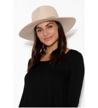 Hunter Wheat Wide Brim Fedora